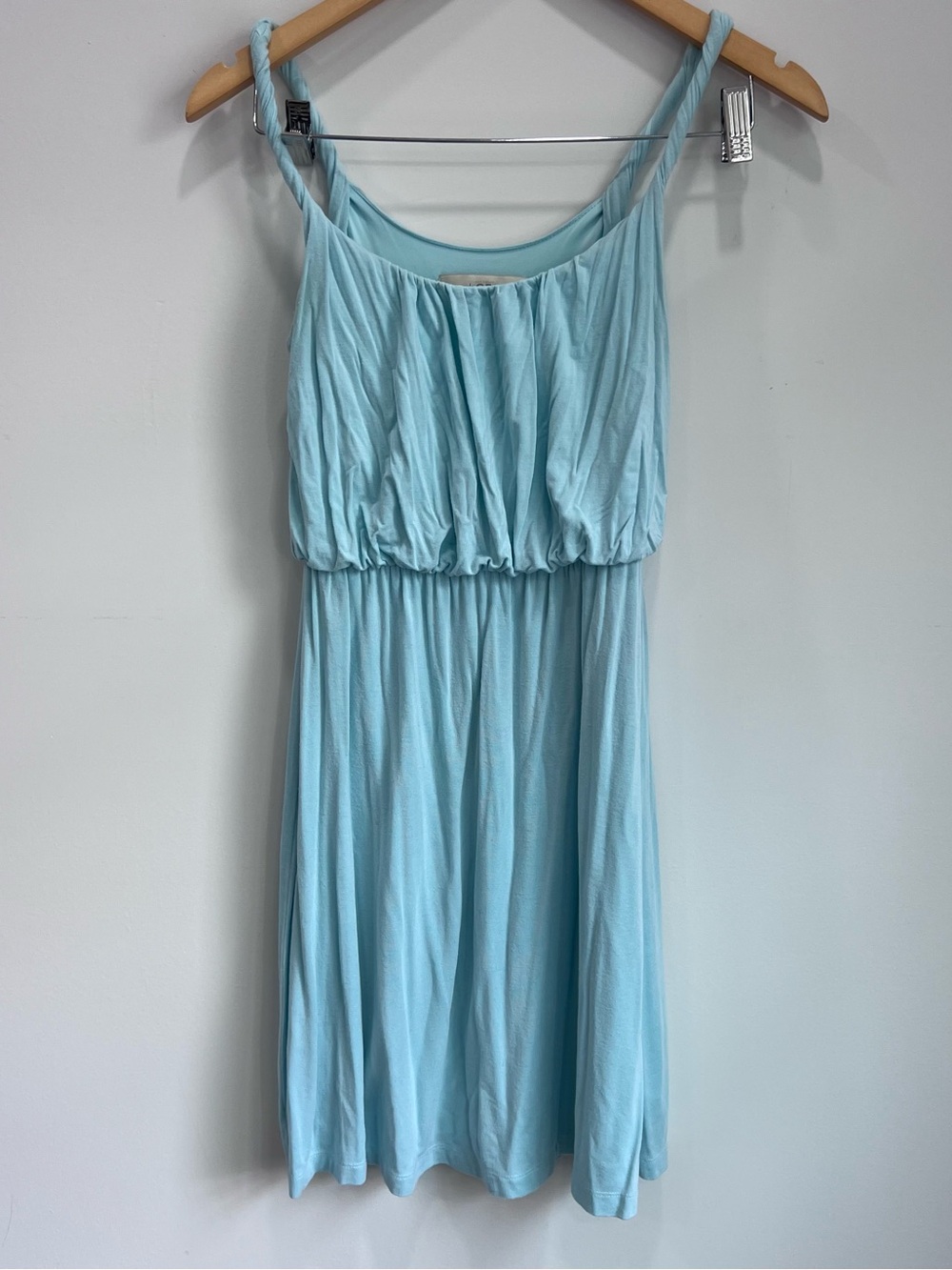 LOFT Light Blue Sleeveless Midi Dress